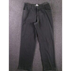 Lee Pants Womens 8 Long Gray Relaxed Straight Leg Office Casual Classic